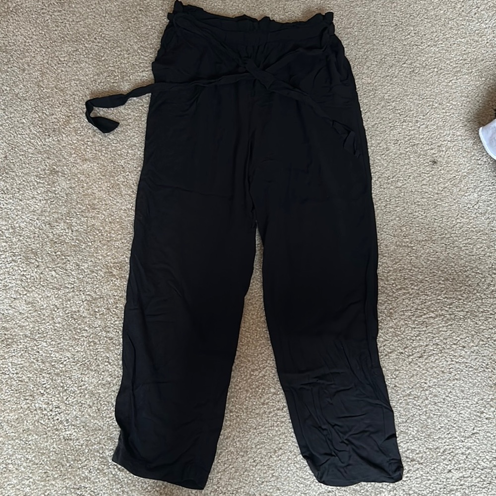 Abound S black cotton pants